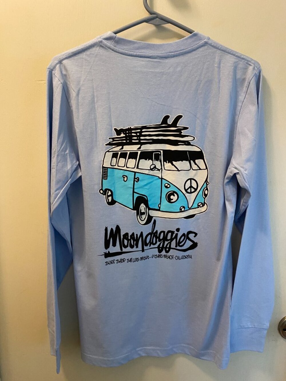 Moondoggies Beach Club Surf Shop Long Sleeve Graphic Tee - Men's Size S